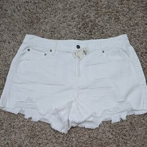 AE NWT White Denim Shorts